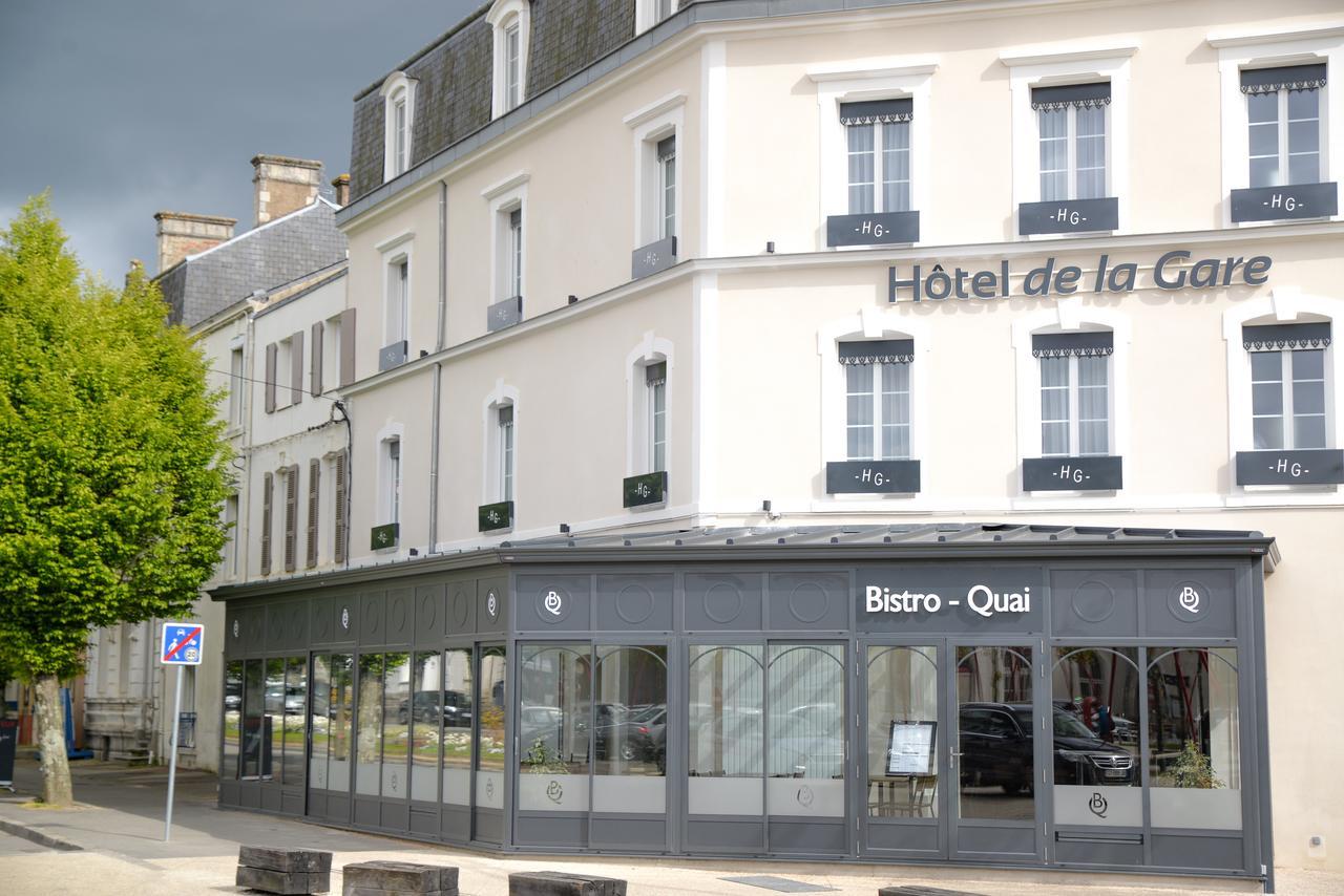 Hotel De La Gare - Restaurant Bistro Quai La Roche-sur-Yon Bagian luar foto